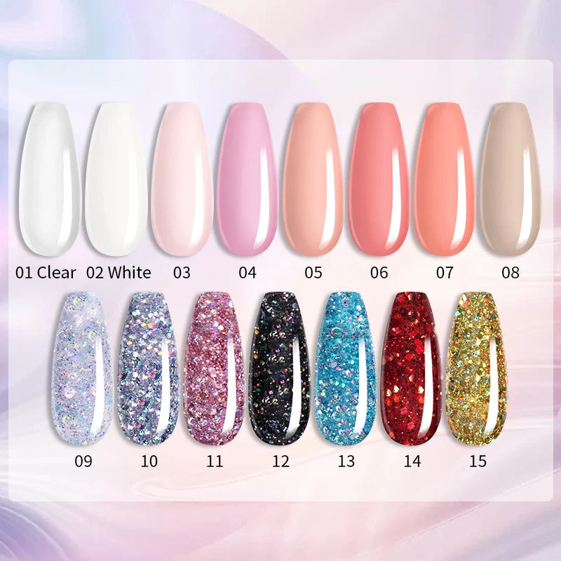 15ml Polygel Nail Extension Set - 24 Timmar Deals