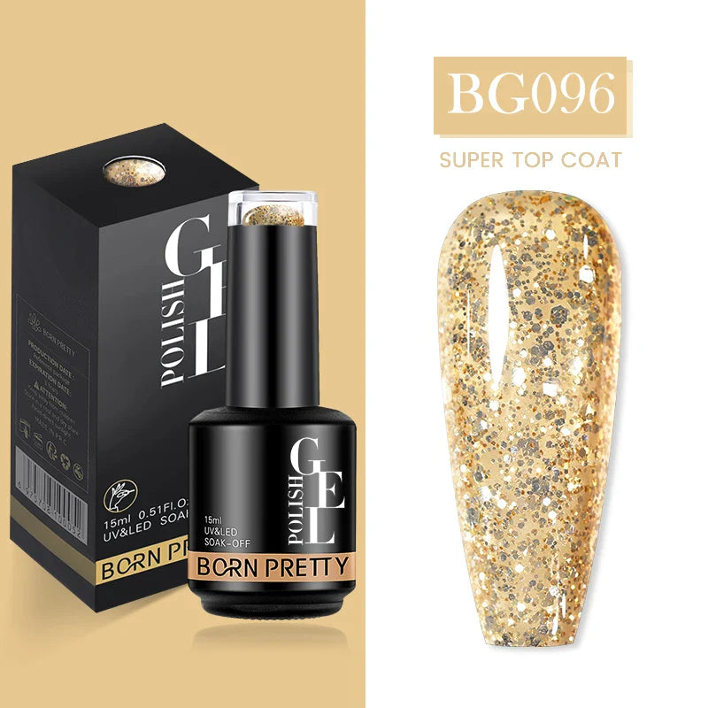 15ml Soak Off UV LED Gel Nail Polish Hybrid Varnish Nail Art Manicure 114 Colors Semi-Permanent Base Top Coat - 24 Timmar Deals