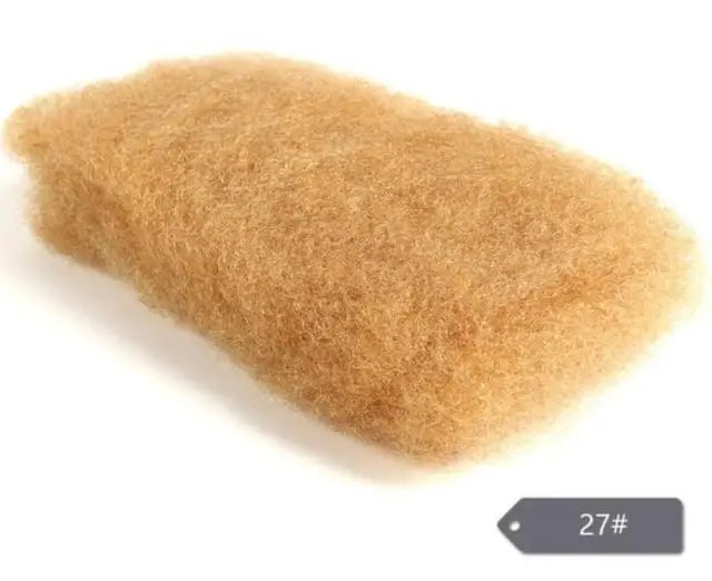 Remy Hair Afro kinky bulk människohår för flätning 1 bunt 50 g/st Naturliga färgflätor - 24 Timmar Deals