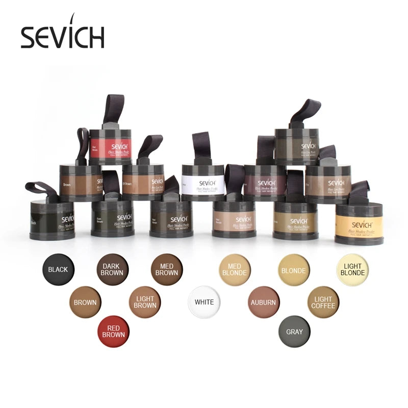 Sevich 13 färger Hairline Powder 4g Hairline Shadow Powder Omedelbart Root Cover Up - 24 Timmar Deals