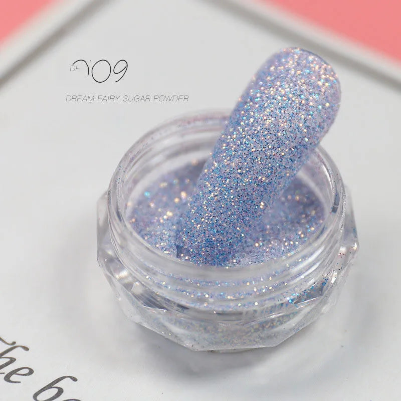 Holographic Nail Powder Net-2g Chrome Laser Mirror Glitter - 24 Timmar Deals