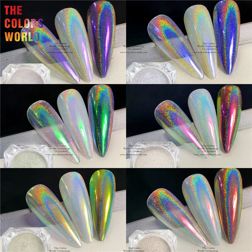 TCT-752 Holographic Mirror Chameleons Resin Pigment Glitter - 24 Timmar Deals