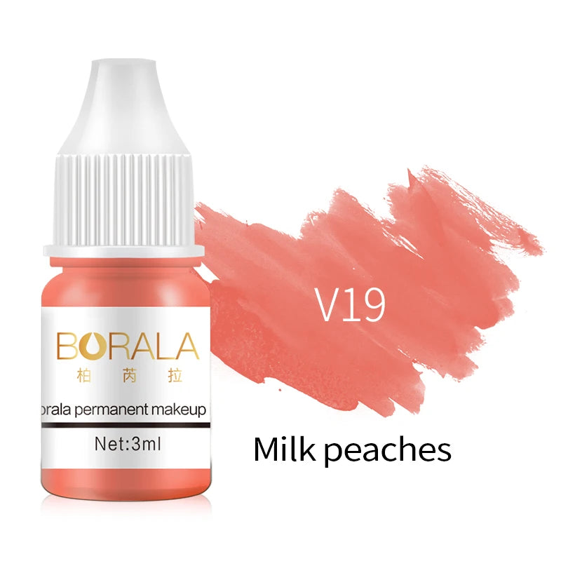 26 färger 3ML Permanent Makeup Tatuering Läppar Ögonbryn Eyeliner Pigment - 24 Timmar Deals