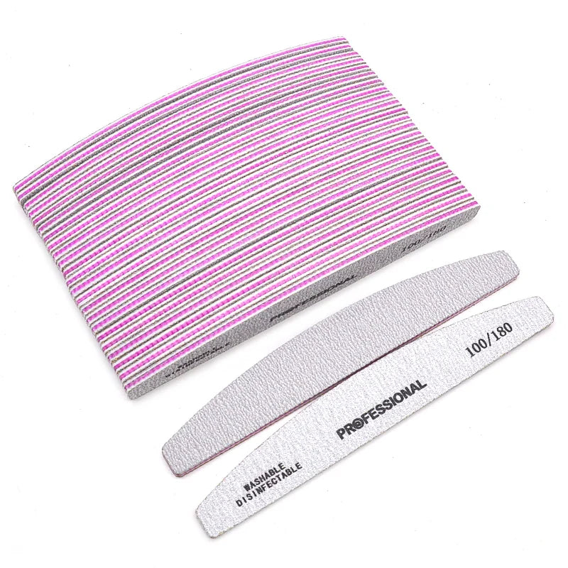5 st/lot Båtgrå Professionell nagelfilsbuffert 80/100/180 - 24 Timmar Deals