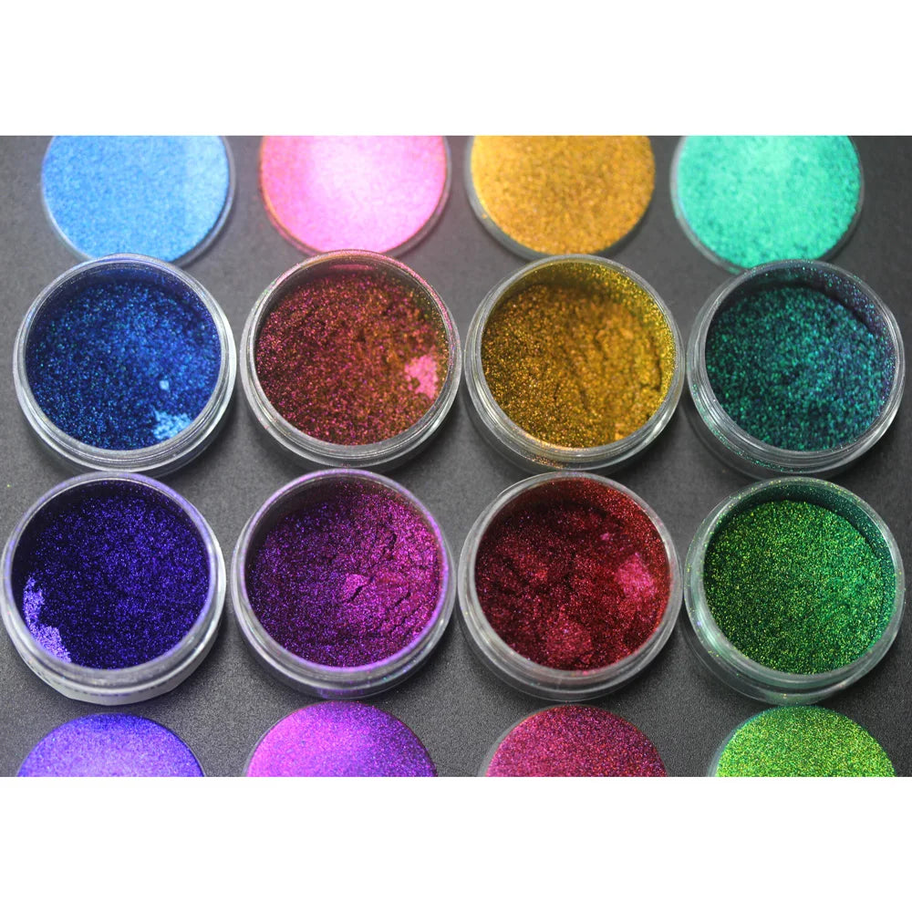 Magic Color Change Chrome Powders Super Chameleon Pigment Cosmetic For Eyeshadow Läppar Nail Art - 24 Timmar Deals
