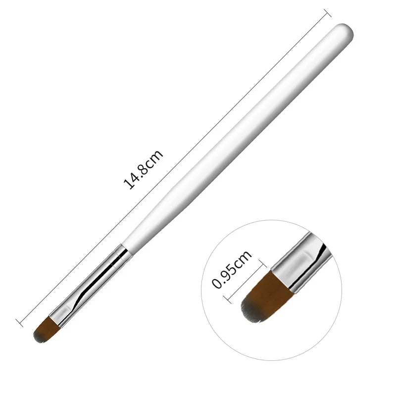 1 st Nail Art Ritning Målning Penna Tunn Rand Blomma Carving Liner Pensel - 24 Timmar Deals