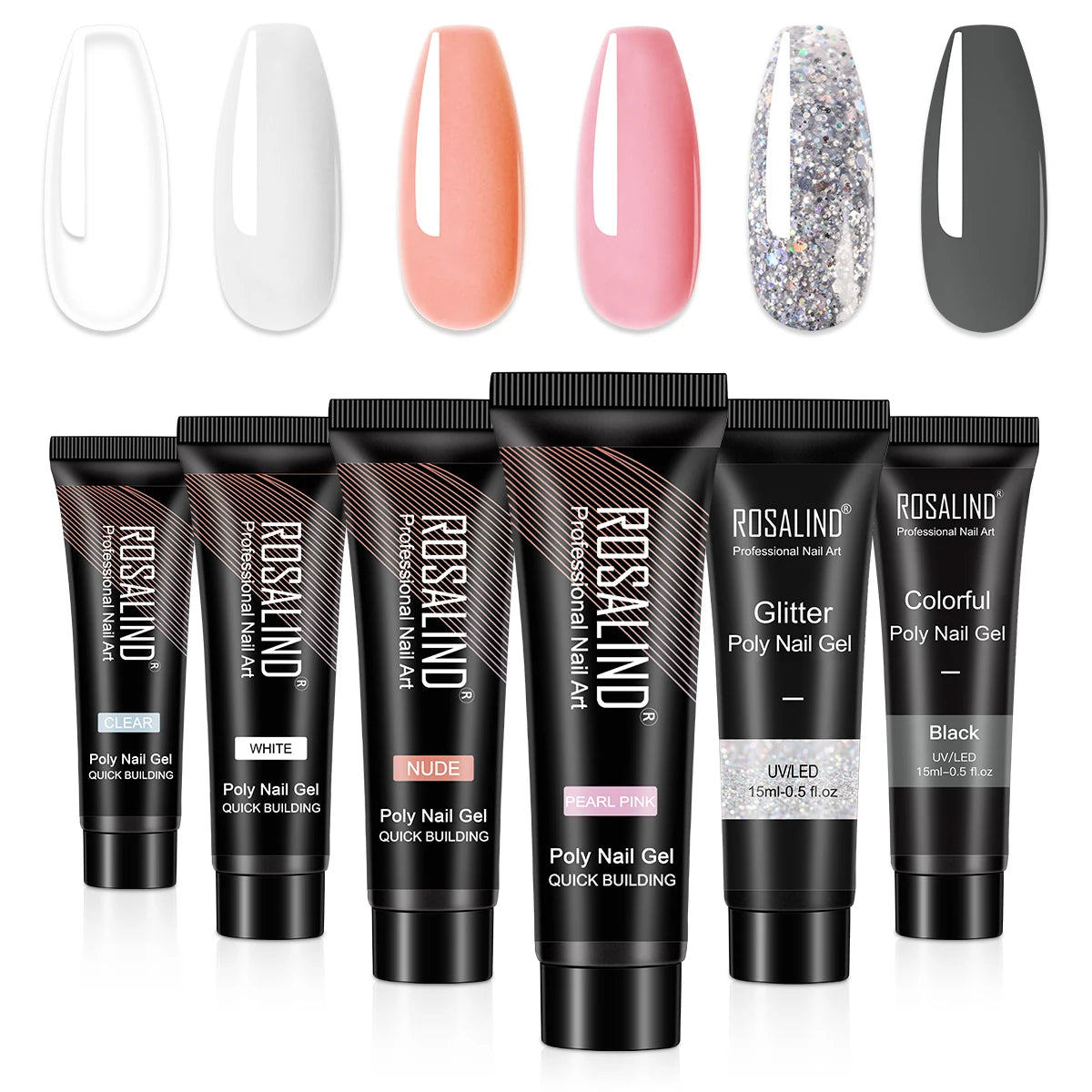 12/15/30/60 ml  Polygel för Nagelförlängning - 24 Timmar Deals