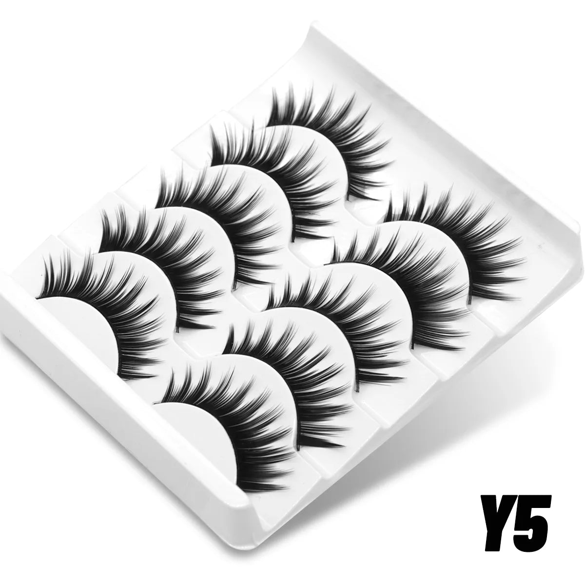 Lashes 5/7 Pairs Eyelashes Faux Mink Eyelashes Long Lasting Fluffy Mink Lashes Dramatic Volume lashes Extension Thick Long - 24 Timmar Deals