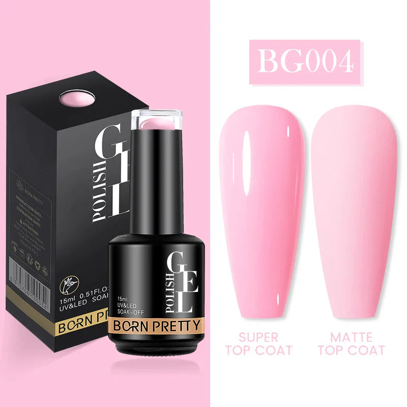 15ml Soak Off UV LED Gel Nail Polish Hybrid Varnish Nail Art Manicure 114 Colors Semi-Permanent Base Top Coat - 24 Timmar Deals