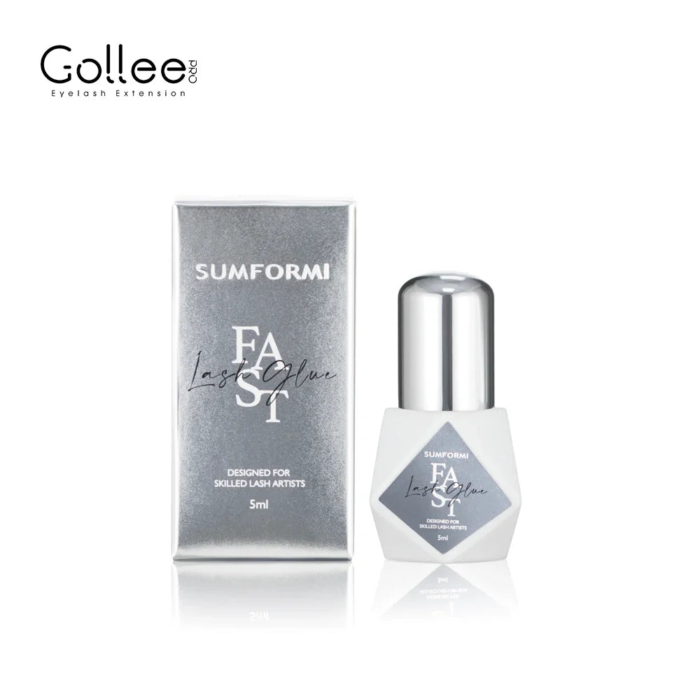 Gollee Banana scent Eyelash Glue 1s Fast Drying Waterproof Glue Premade fans Glue 3-5 Weeks Lasting eyelash extension glue Salon - 24 Timmar Deals
