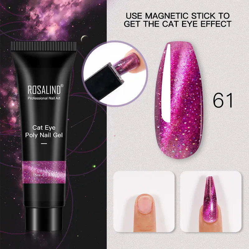 15 ml Poly Nagelgel härdad med UV/LED-lampa - 24 Timmar Deals