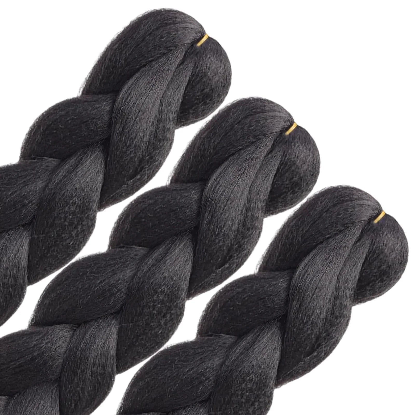 Syntetisk 1st 24 tum 100g Flätning Hårbox Flätor Färgglad Twist Flätning Hårförlängningar Syntetisk Virkad Flätning - 24 Timmar Deals