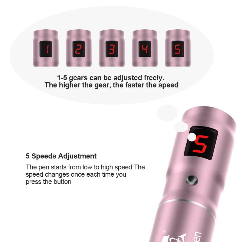 Dermapen Wireless Electric Microneedling Derma Pen med 30 utbytbara nålpatroner - 24 Timmar Deals