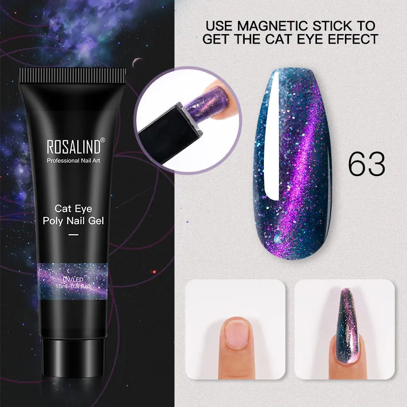 15 ml Poly Nagelgel härdad med UV/LED-lampa - 24 Timmar Deals