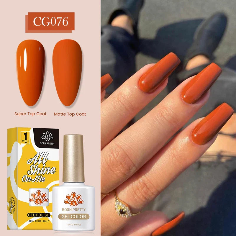 10ml Nagellack 130 Färger Nude Lila Röd UV LED Soak Off UV Gel Semi Permanent Gel Lack - 24 Timmar Deals