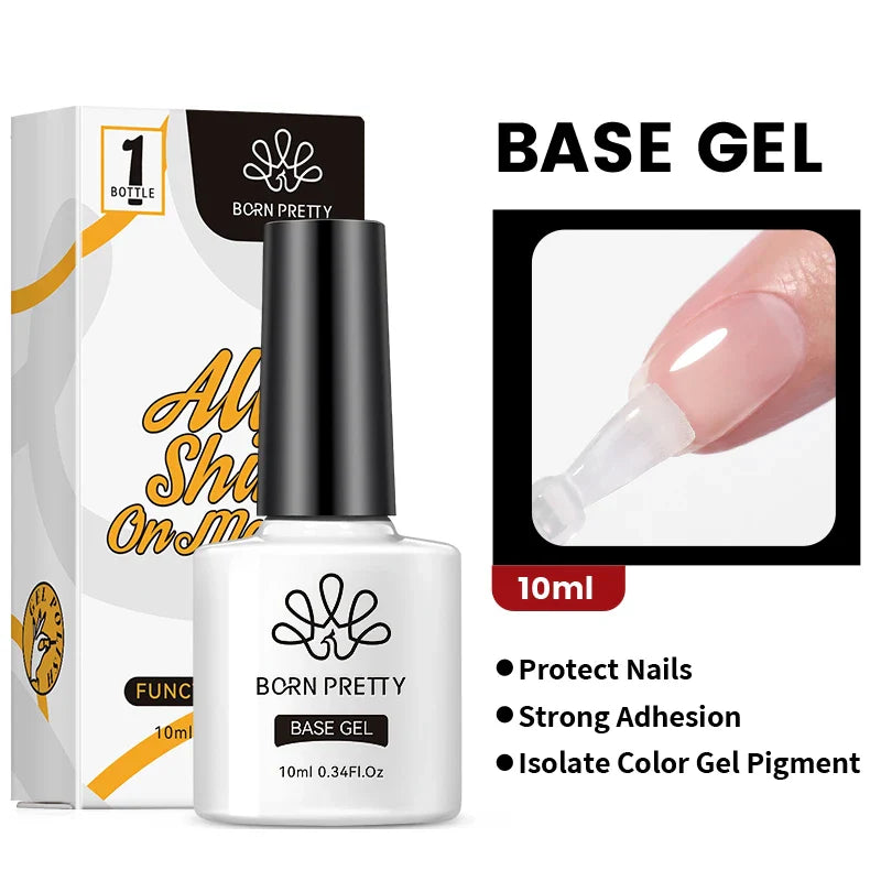 BORN PRETTY 1PC Black White Red Color Collection Nail Gel Polish 10ml Varnis Semi-permanent Soak Off UV LED Gel for Manicure - 24 Timmar Deals