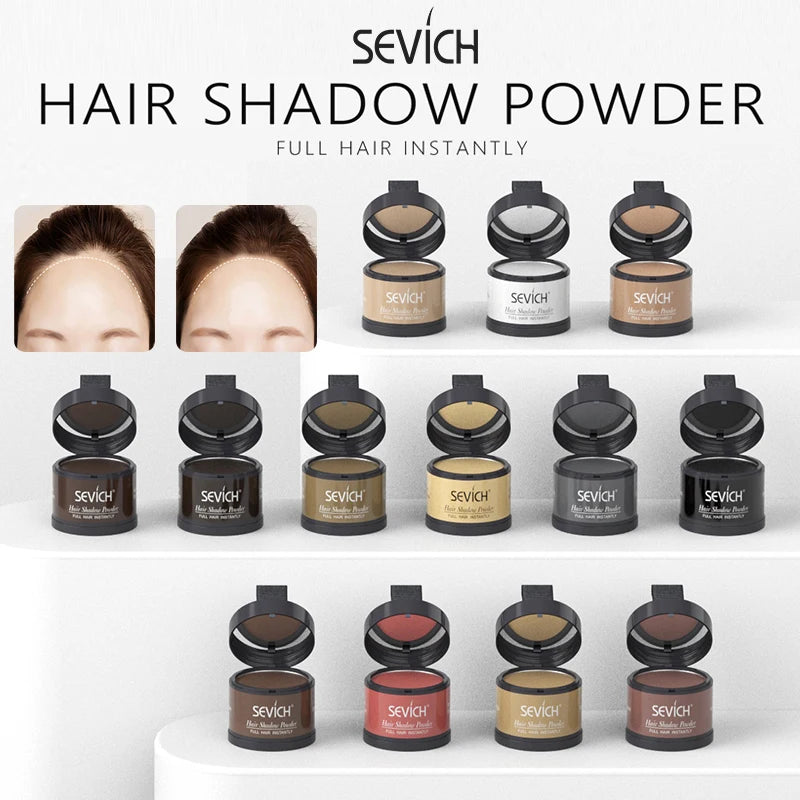 Sevich 13 färger Hairline Powder 4g Hairline Shadow Powder Omedelbart Root Cover Up - 24 Timmar Deals