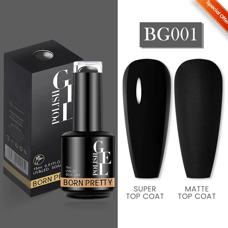 15ml Soak Off UV LED Gel Nail Polish Hybrid Varnish Nail Art Manicure 114 Colors Semi-Permanent Base Top Coat - 24 Timmar Deals