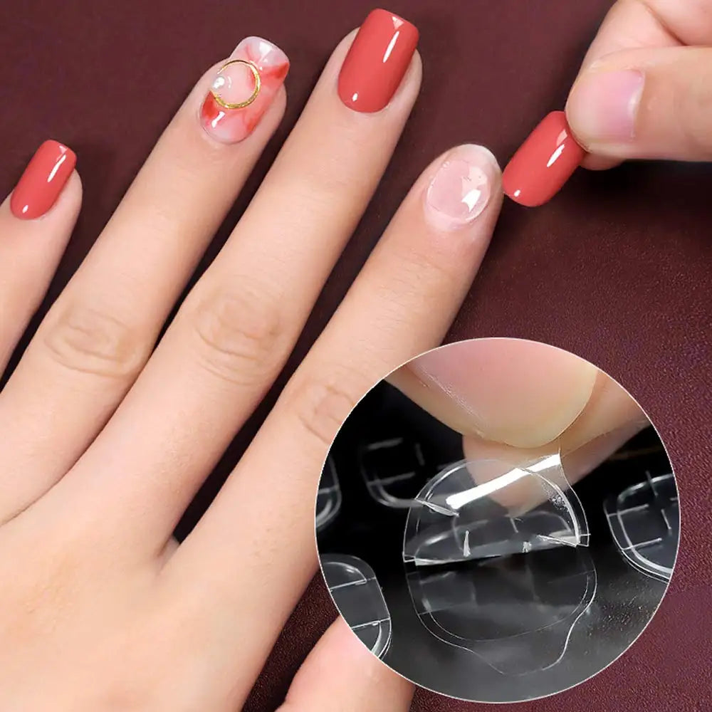 240 st Dubbelsidigt False Nail Art Tejplim - 24 Timmar Deals