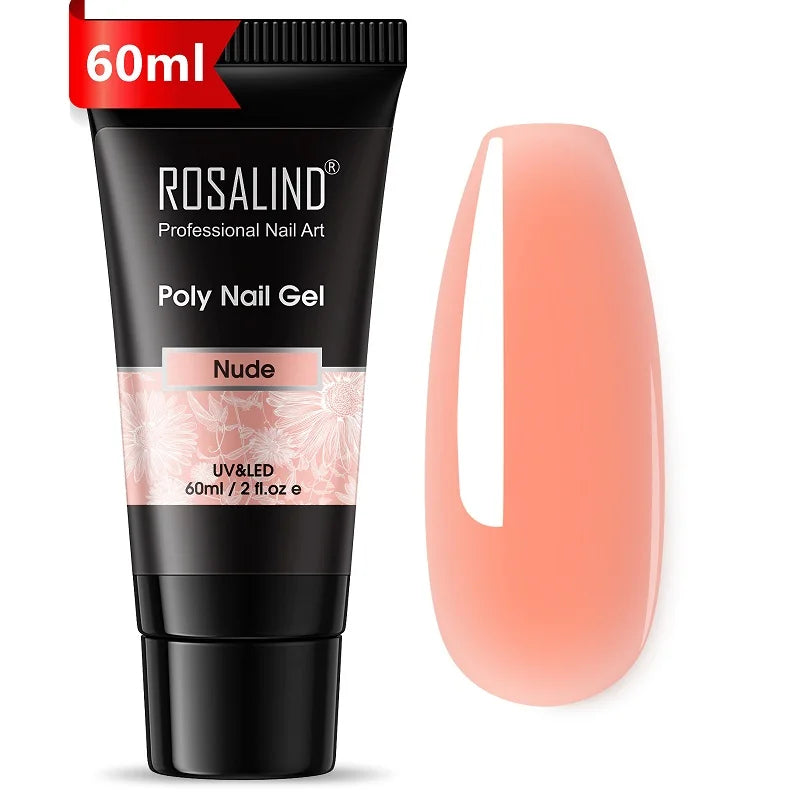 Poly Gel Akryl Extension Crystal Nail Art Hybrid Lack Slip Solution Poly Nagellack Semi Permanent 15/30ml - 24 Timmar Deals