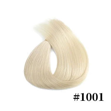 18" Människohårförlängningar Rak Osynlig Halo Wire Clip In Extension - 24 Timmar Deals