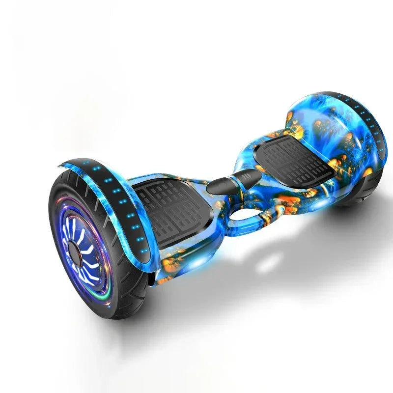 10 tums Bluetooth Music Led Light Two Wheel Smart Självbalanserande elektrisk hoverboard för barn - 24 Timmar Deals