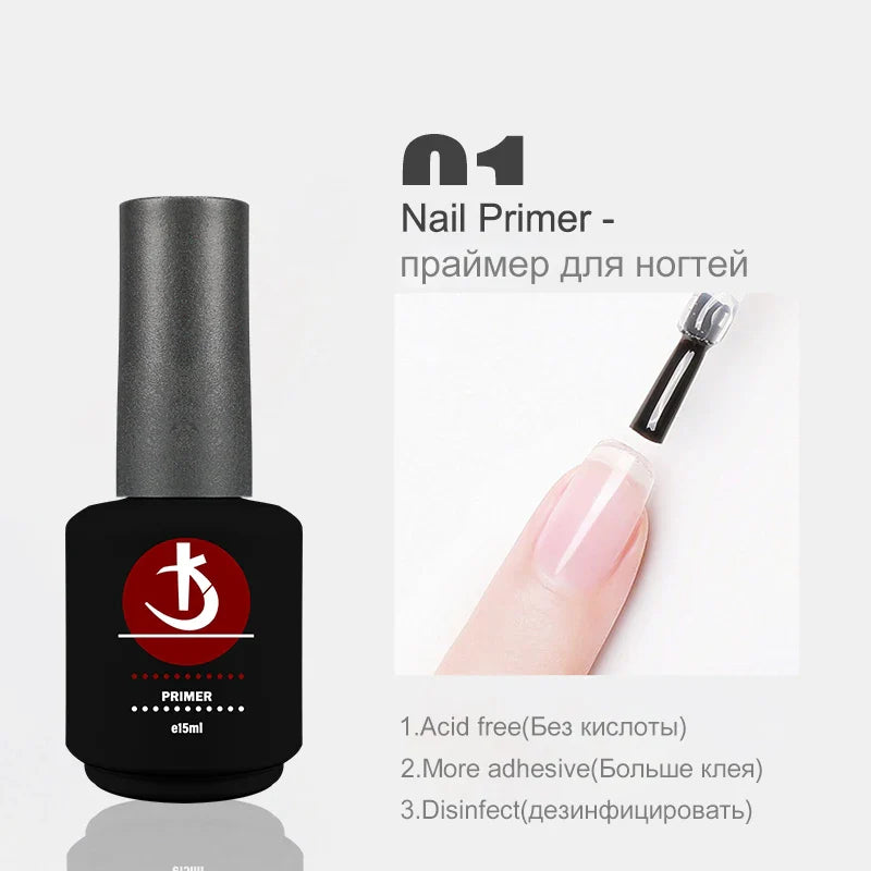 Base and Top Coat Gel Polish 15ml Thick uv Rubber Base Varnish Hybrid Nail Art Semipermanent Nail Polish - 24 Timmar Deals