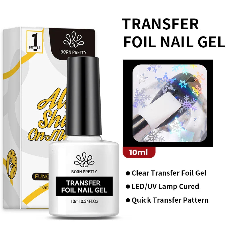 BORN PRETTY 1PC Black White Red Color Collection Nail Gel Polish 10ml Varnis Semi-permanent Soak Off UV LED Gel for Manicure - 24 Timmar Deals