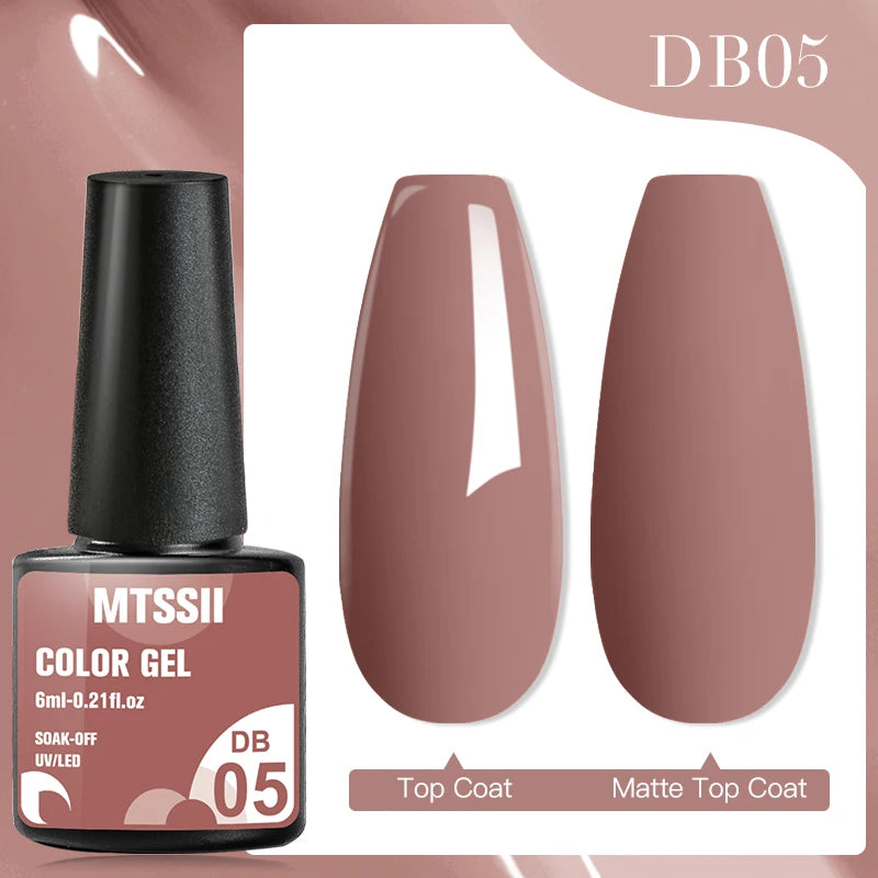 Metalic, Pastell, Glitter Gellack 6ml, 63 olika färger - 24 Timmar Deals