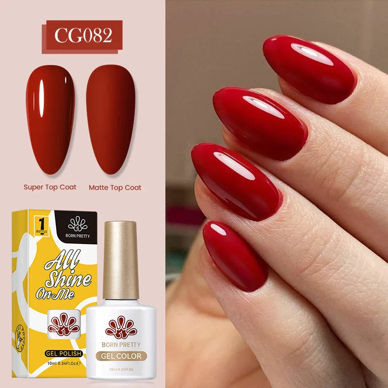 10ml Nagellack 130 Färger Nude Lila Röd UV LED Soak Off UV Gel Semi Permanent Gel Lack - 24 Timmar Deals