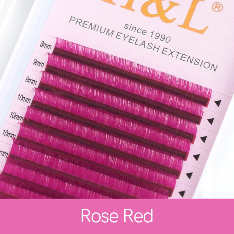 H&L New C/D/CC Curl 0.07 mm Mix Length False Lashes Eyelash Individual Colored Lashes Faux Eyelash Extensions - 24 Timmar Deals