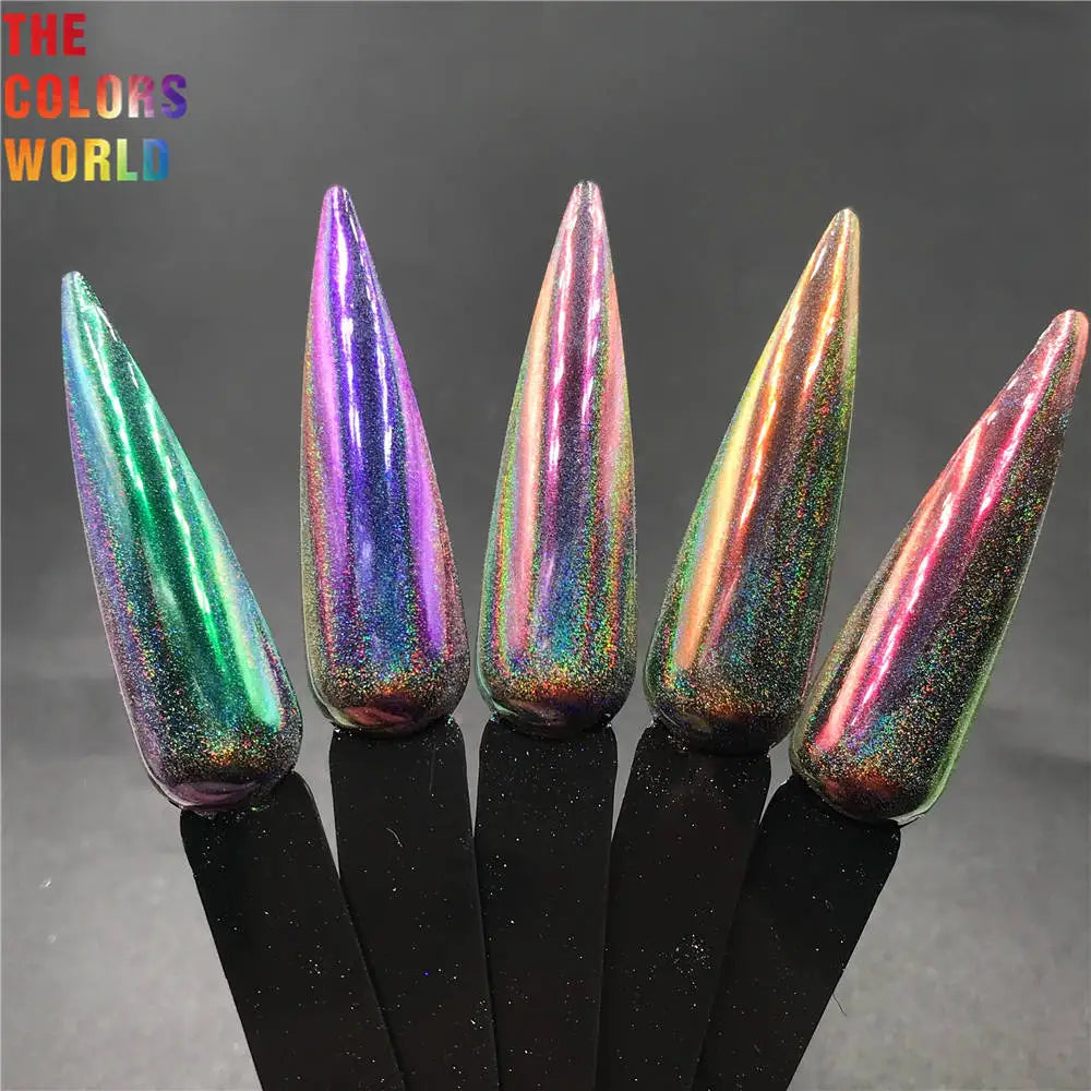 TCT-752 Holographic Mirror Chameleons Resin Pigment Glitter - 24 Timmar Deals