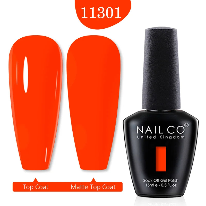 Gellack 15ml Röd Rosa Färg Gel Polish Blötlägg av Långvarig UV Gellack - 24 Timmar Deals