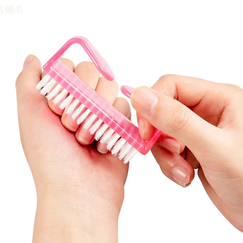 Clean Brush Tool Fil Nail Art Borstar Skötsel Manikyr Pedikyr Mjuk Ta bort damm Småvinkelrengöring - 24 Timmar Deals