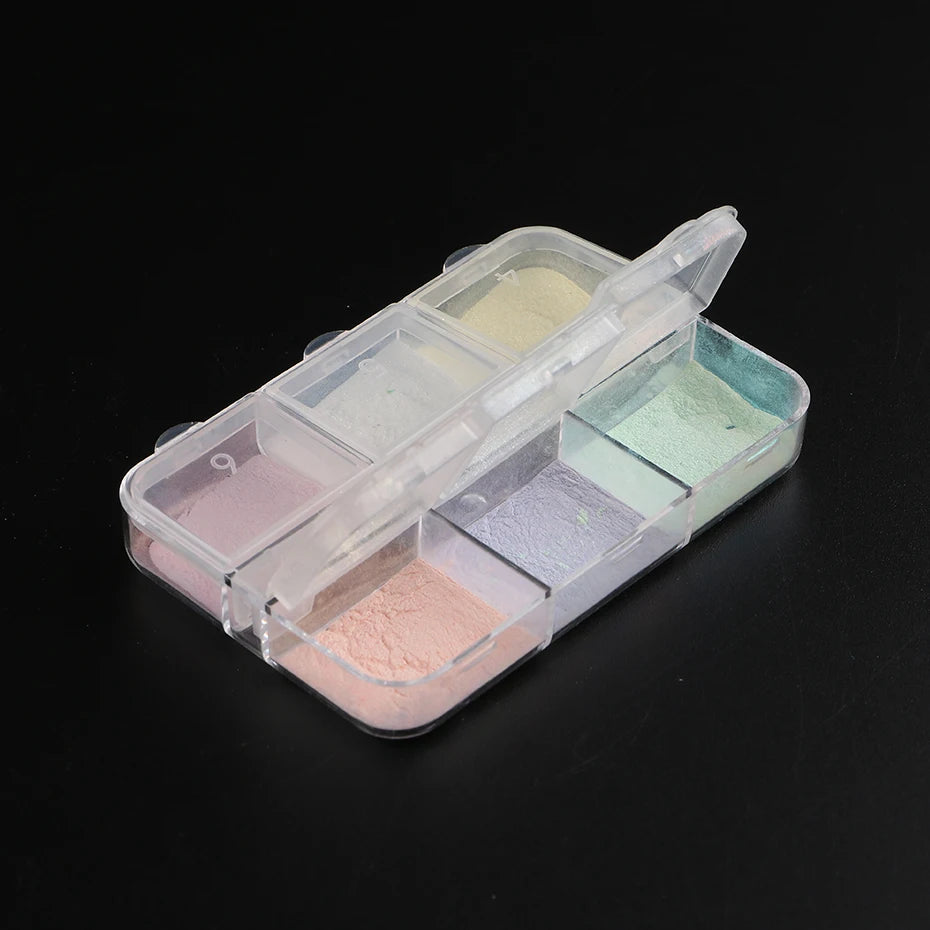 Moonlight Mirror Nails Powder Metallic Chrome Effect - 24 Timmar Deals