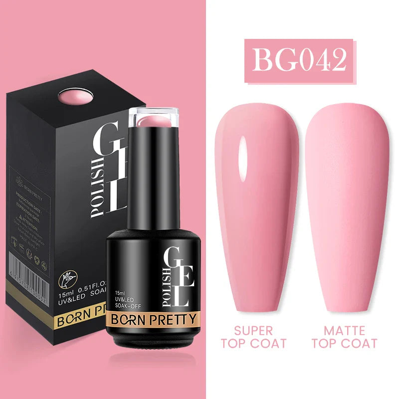 15ml Soak Off UV LED Gel Nail Polish Hybrid Varnish Nail Art Manicure 114 Colors Semi-Permanent Base Top Coat - 24 Timmar Deals