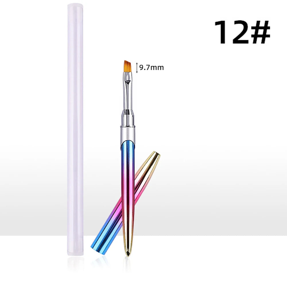 1 ST Nail Art Pensel, Akryl UV Gel Extension rush, Målning Ritning Pensel Liner - 24 Timmar Deals