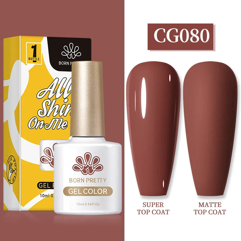 BORN PRETTY 1PC Black White Red Color Collection Nail Gel Polish 10ml Varnis Semi-permanent Soak Off UV LED Gel for Manicure - 24 Timmar Deals