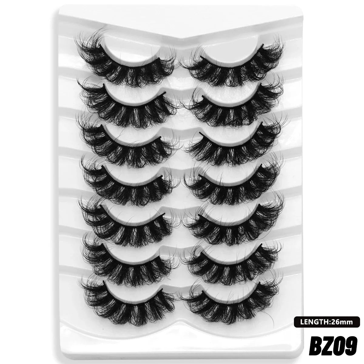 Lashes 5/7 Pairs Eyelashes Faux Mink Eyelashes Long Lasting Fluffy Mink Lashes Dramatic Volume lashes Extension Thick Long - 24 Timmar Deals