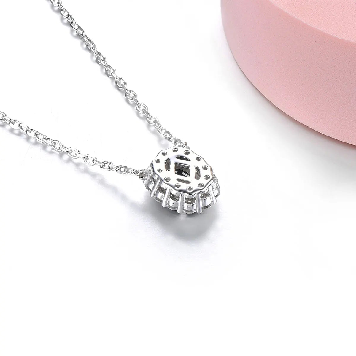 Naturlig blå safir sterling silver hängen 0,95 karat äkta ädelsten - 24 Timmar Deals