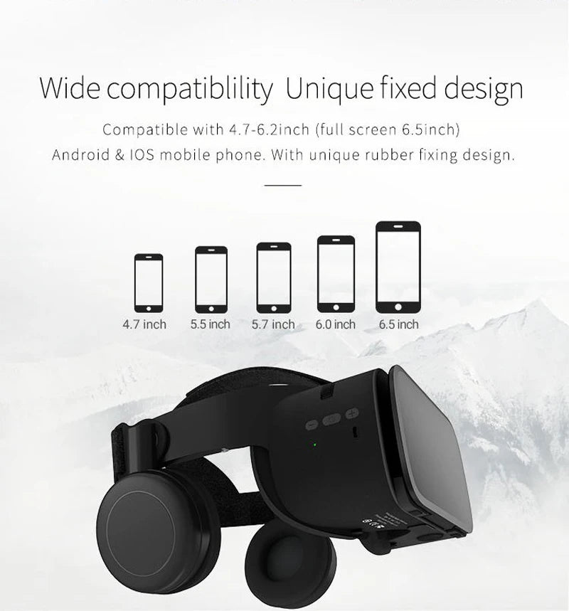 Bobo VR Z6 3D Virtual Reality Glasögon Bluetooth-headset - 24 Timmar Deals