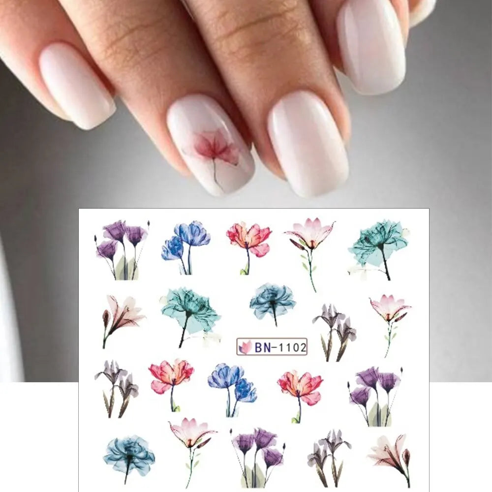 1st Spring 3D Nageldekal och vattendekal - 24 Timmar Deals