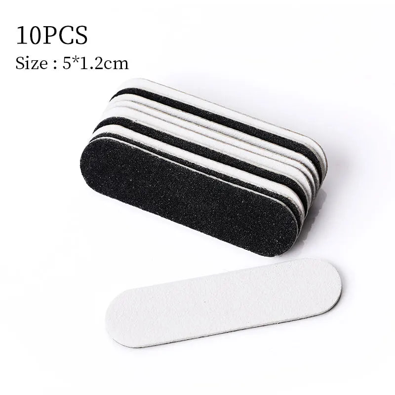 White Nail Art Buffers Sanding Block Buffing Grinding Polishing Block Nail File Buffer Pedicure Professional Nail Art Tool - 24 Timmar Deals