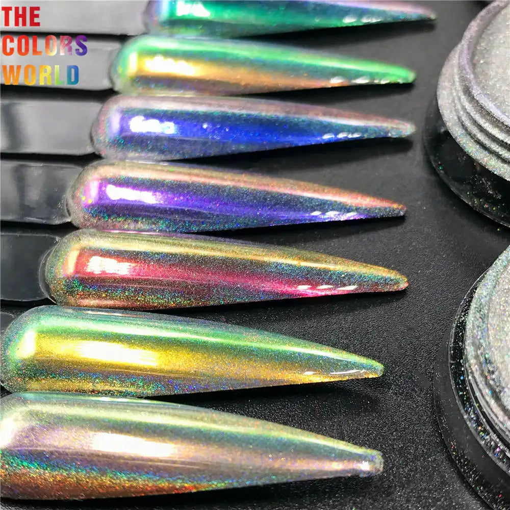 TCT-752 Holographic Mirror Chameleons Resin Pigment Glitter - 24 Timmar Deals
