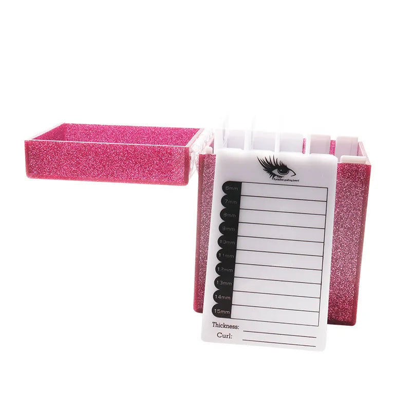 10/5 lager lösögonfransförvaringslåda Akryl Makeup Organizer - 24 Timmar Deals