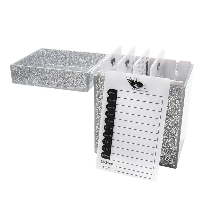 10/5 lager lösögonfransförvaringslåda Akryl Makeup Organizer - 24 Timmar Deals