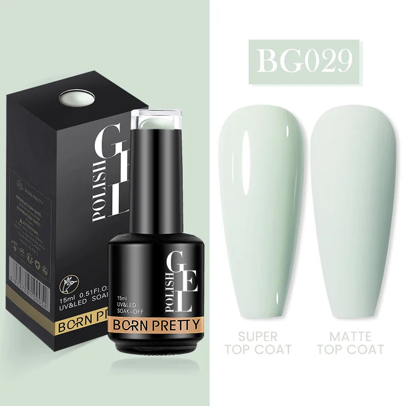 15ml Soak Off UV LED Gel Nail Polish Hybrid Varnish Nail Art Manicure 114 Colors Semi-Permanent Base Top Coat - 24 Timmar Deals