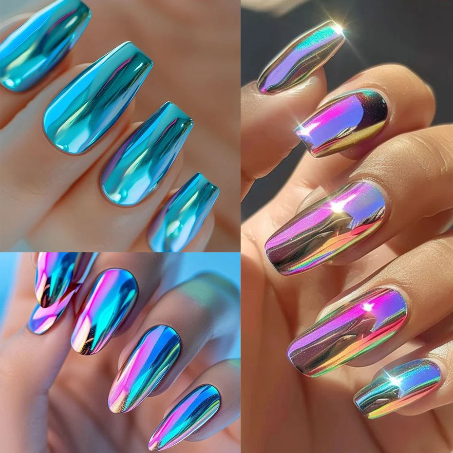 40pcs Moonlight Mirror Nail Powder - 24 Timmar Deals