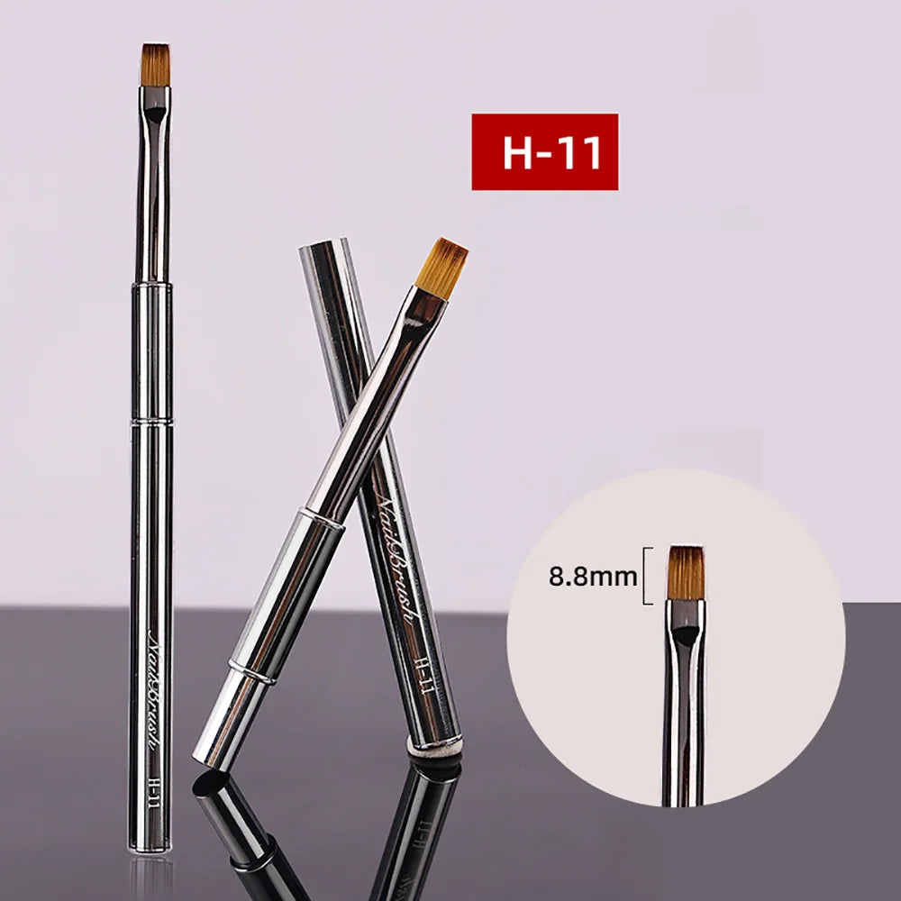 1 ST Nail Art Pensel, Akryl UV Gel Extension rush, Målning Ritning Pensel Liner - 24 Timmar Deals