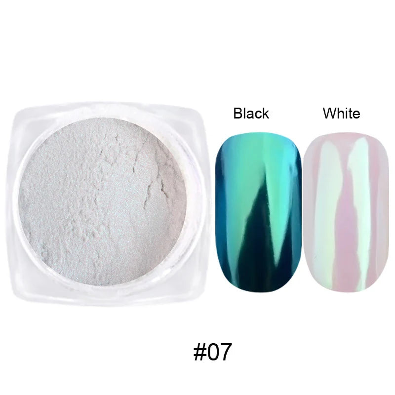 Holographic Nail Powder Net-2g Chrome Laser Mirror Glitter - 24 Timmar Deals